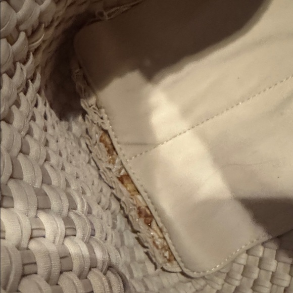 Naghedi Cream Braided Tote Bag - Picture 6 of 16